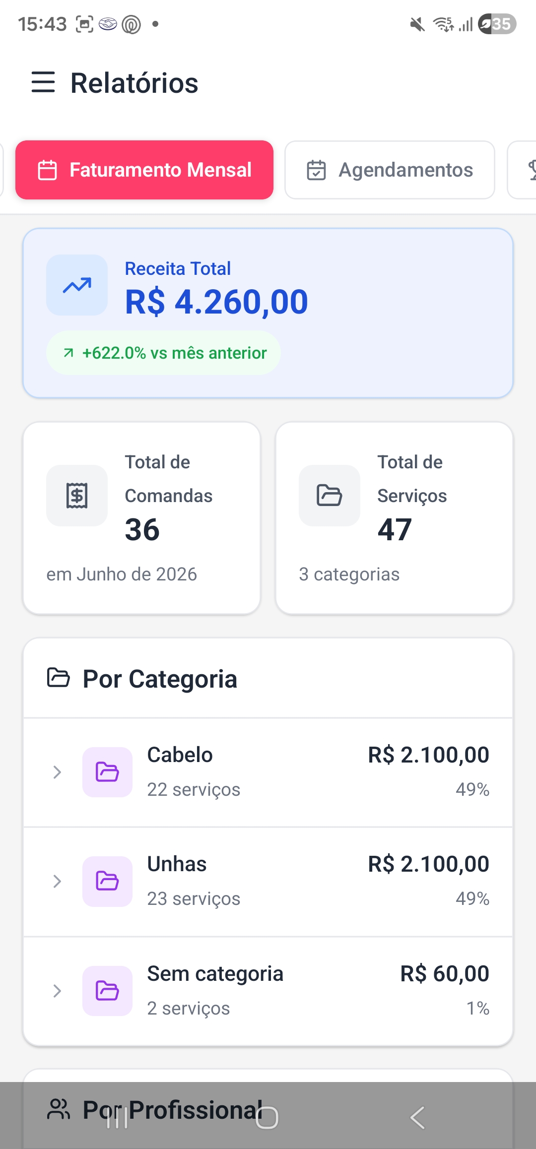 Relatório Faturamento Mensal 1